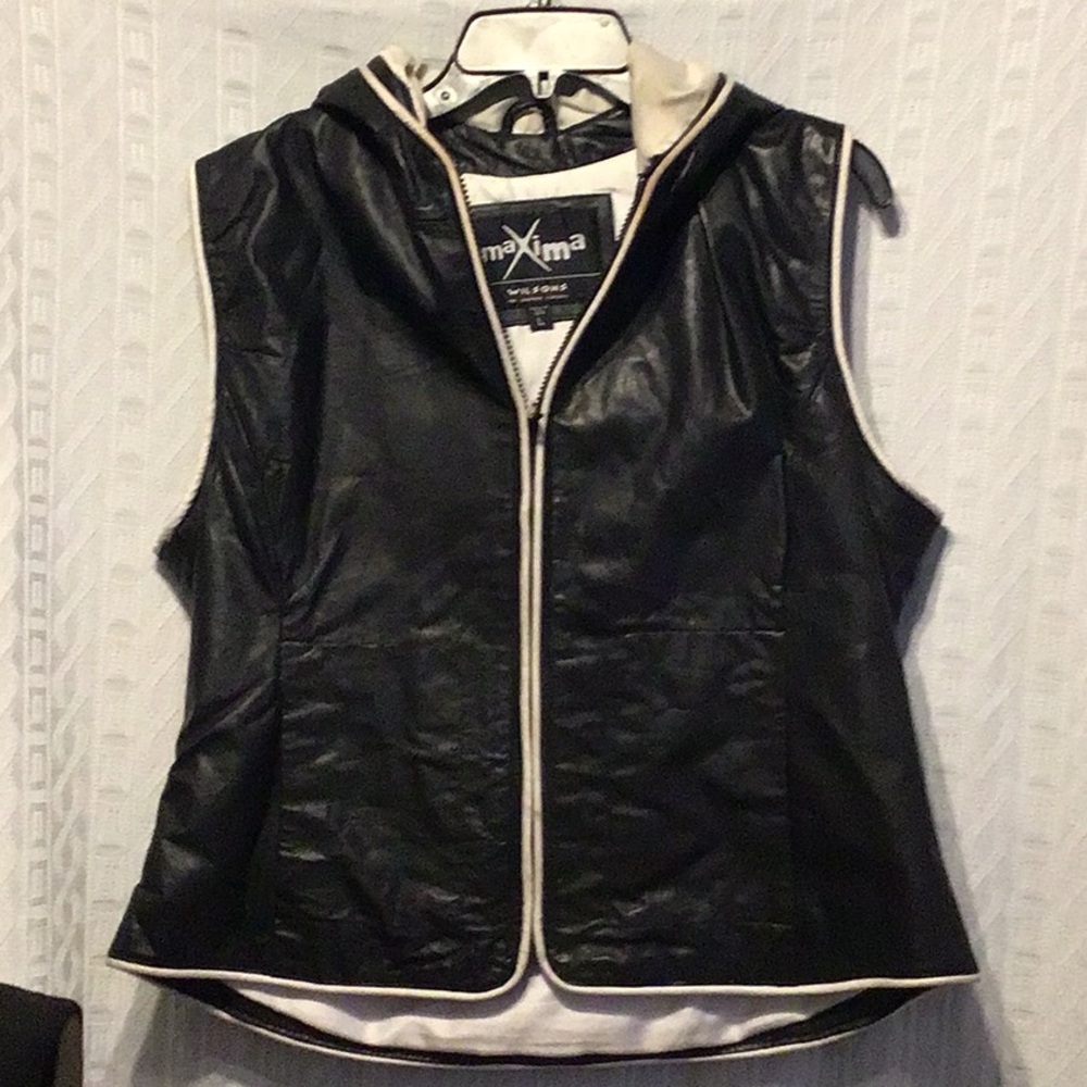 wilson leather vest